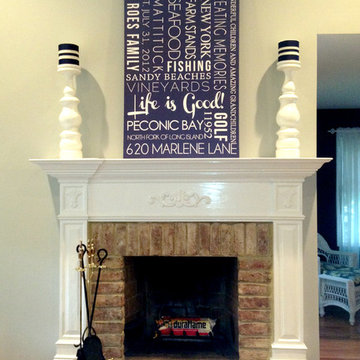 Canvas word art collection by Geezees