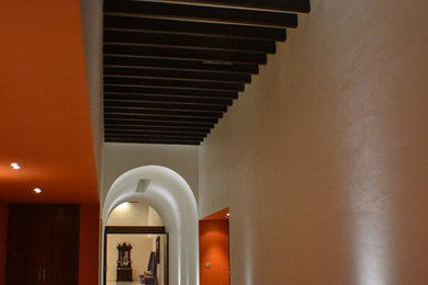 Example of an eclectic hallway design in Other