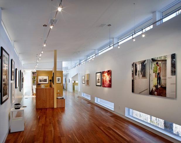 Contemporary Corridor by Ellen Cassilly Architect