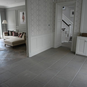 Chelsea residence Grey stone flooring project