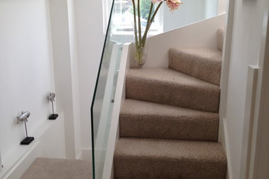 Small contemporary staircase in London.