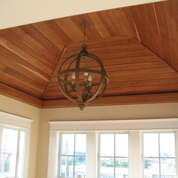 coffered cathedral ceiling detail