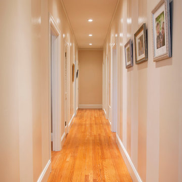 Color design-striped hallway