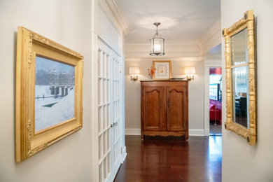 Inspiration for a transitional hallway remodel in Boston
