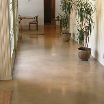 Concrete Hallway