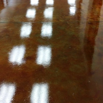 Concrete staining