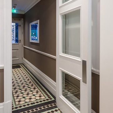 Contemporary Victorian hall floor tiles