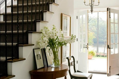 Inspiration for a timeless hallway remodel in Raleigh