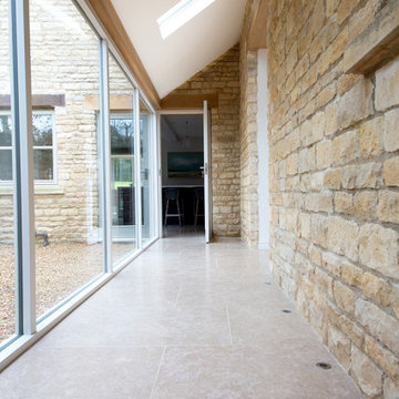Country Barn: Dijon Brushed Limestone Tiles