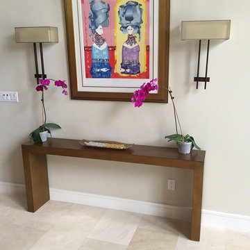 Crema Marfil Marble Foyer
