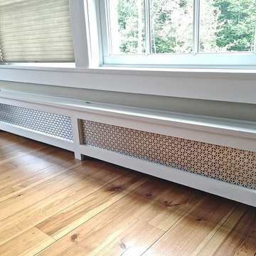 Custom baseboard heater covers