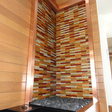 Custom Copper and Tile Water Feature - Salem, WI