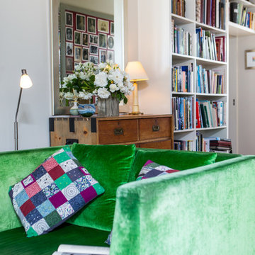 Custom Designed Hallway Bookshelf