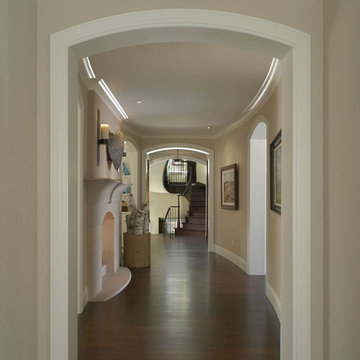 Custom Home Design, Hallway Interior