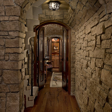 Custom Home Interior Design, Entertaining Area, Wine bar