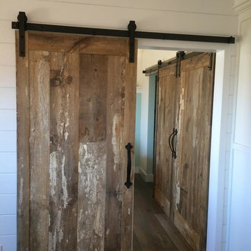 Custom Mabde Reclaimed Wood Doors  & Cabinetry