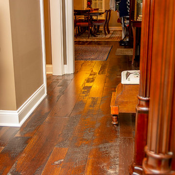 Custom Skip-Planed White Oak Prefinished Hardwood Floor in Bryn Mawr, PA