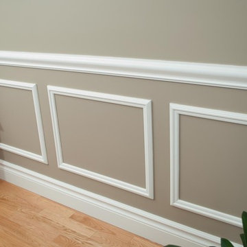 Customized moulding in new home