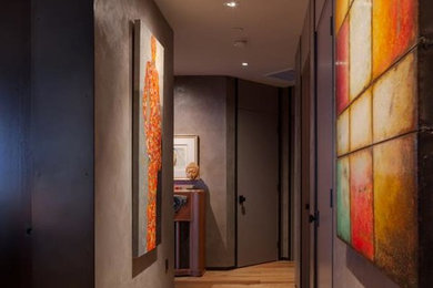 Example of a trendy hallway design in Seattle