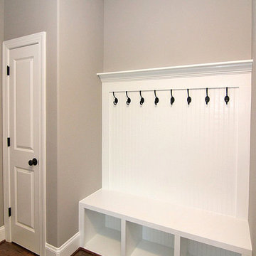 Drop Zone Storage System for a Mud Room