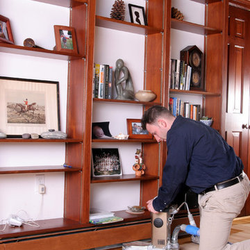 Dustless Floor Sanding , NO Plastic Needed