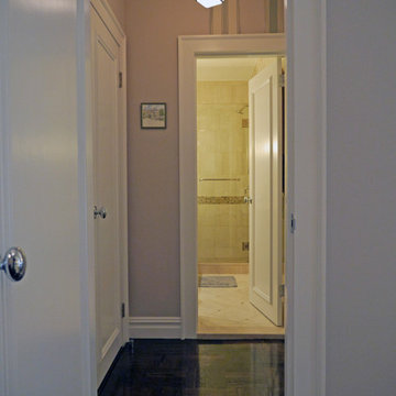Elegant Contemporary Apartment Renovation Hallway