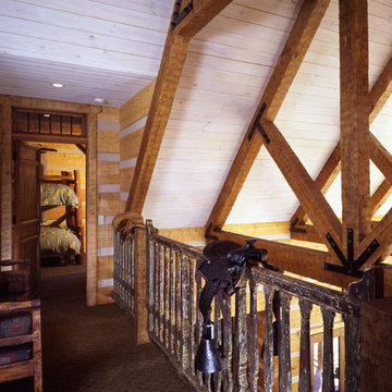 Elk River II - Hand-Hewn & Chinked Log Home