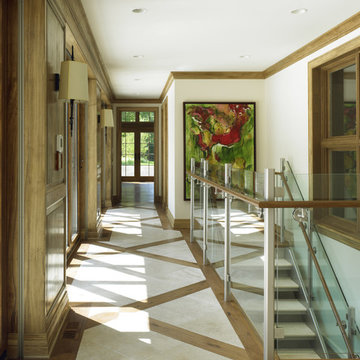 Entryway w Tile & Wood Floor