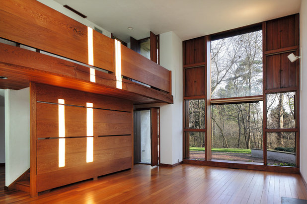 Modern Hallway & Landing Esherick House, Louis Kahn