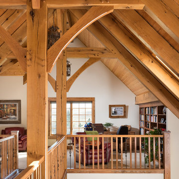European Inspired Timber Frame Home - Loft
