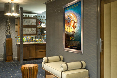 Fairfield CT - Home Theater Lounge + Lobby