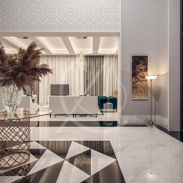 Family villa Contemporary Arabic Interior Design