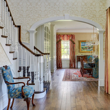 Front Entry Hall with View to the Dining Room