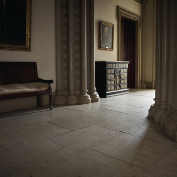Genuine Antique English Reclaimed Coursed Floor