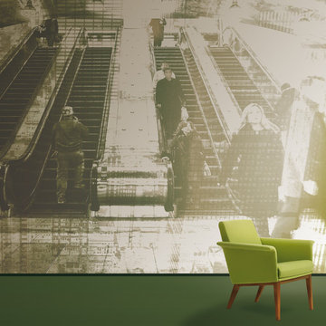 Grand Central Wallpaper available at NewWall