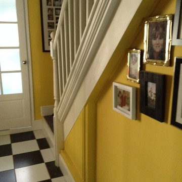 Hall,lounge/bedsit/en-suite bathroom conversion in modern town house