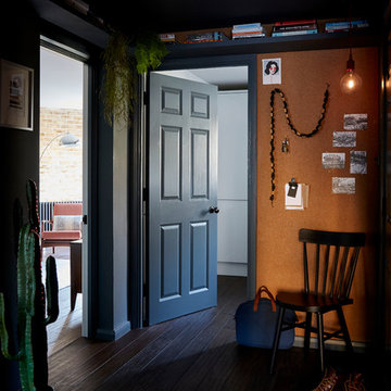 HALLWAY | Bamboo Flooring & Cork Wall