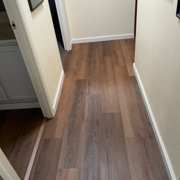 Hallway w/ Luxury Vinyl Plank