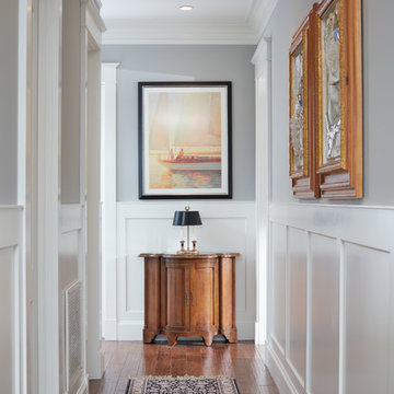 Hallway with Custom Millwork
