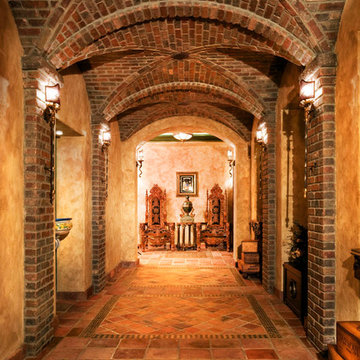 Hallway with Exposed Brick