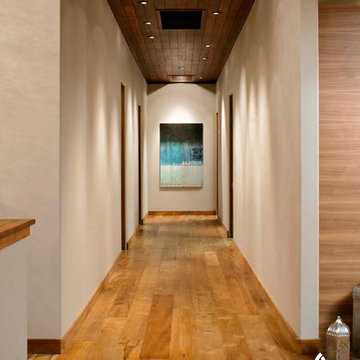 Hallways by IndoTeak Design.