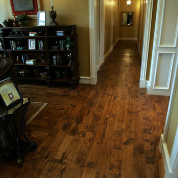Hand Scraped Character Hickory Show Home