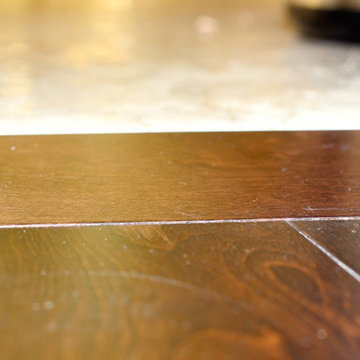 Hardwood floor transition options