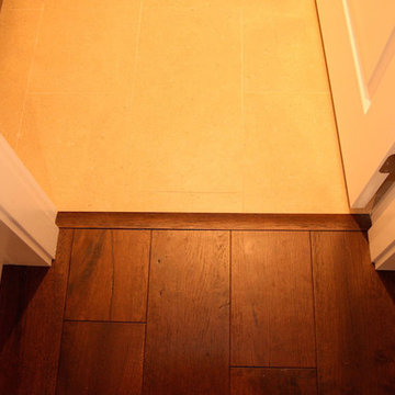 Hardwood floor transition options