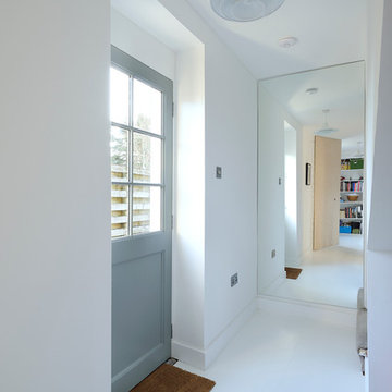 Heath Cottage mirrored hall