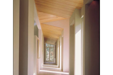 Example of a trendy hallway design in San Francisco