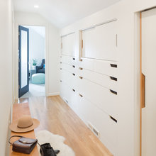 hall storage and cabinetry