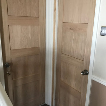 installing oak shaker style doors
