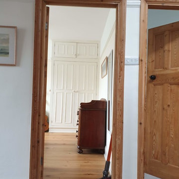 Interior door frame and door surrounding transformation in Southfields SW18
