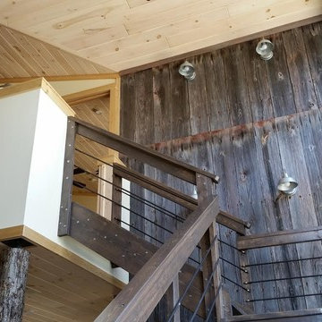 interior pictures of log paneling, and log siding